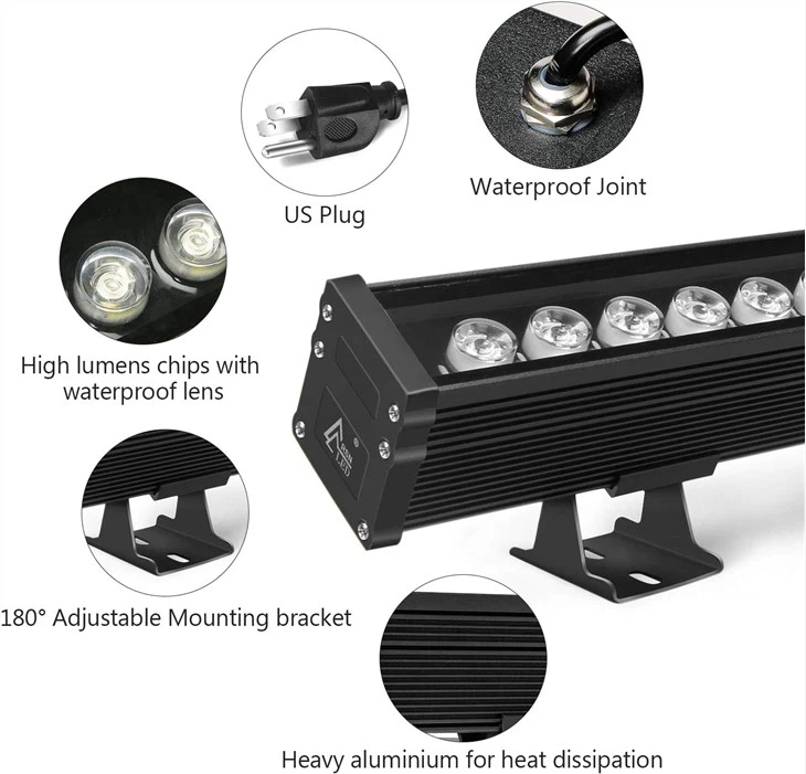 108W Linear Led Wall Washer Light