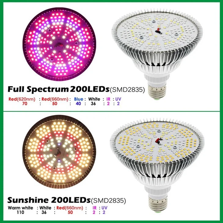 E27 LED Growing Bulb For Indoor Hydroponics 4