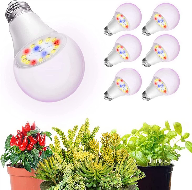 Color Spectrum 12W LED Grow Bulbs
