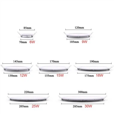 Downlight encastré au plafond