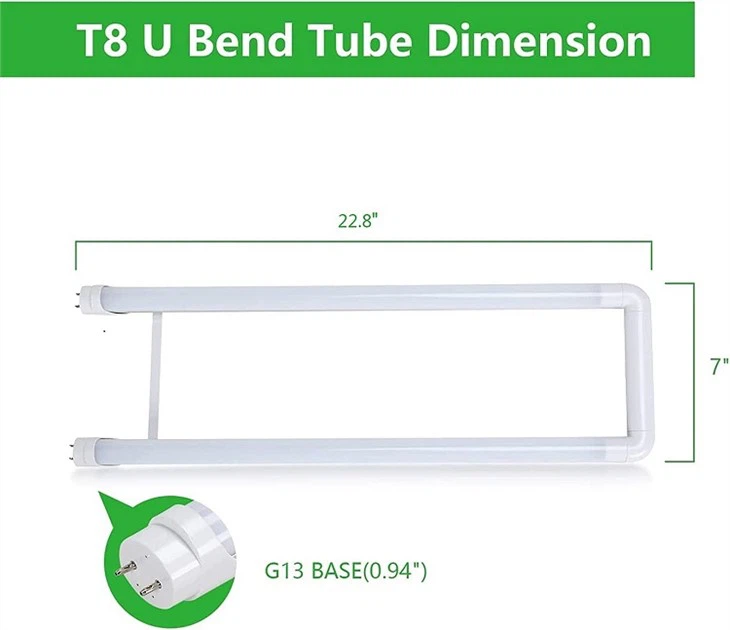T8 U Bend Led Tube Light