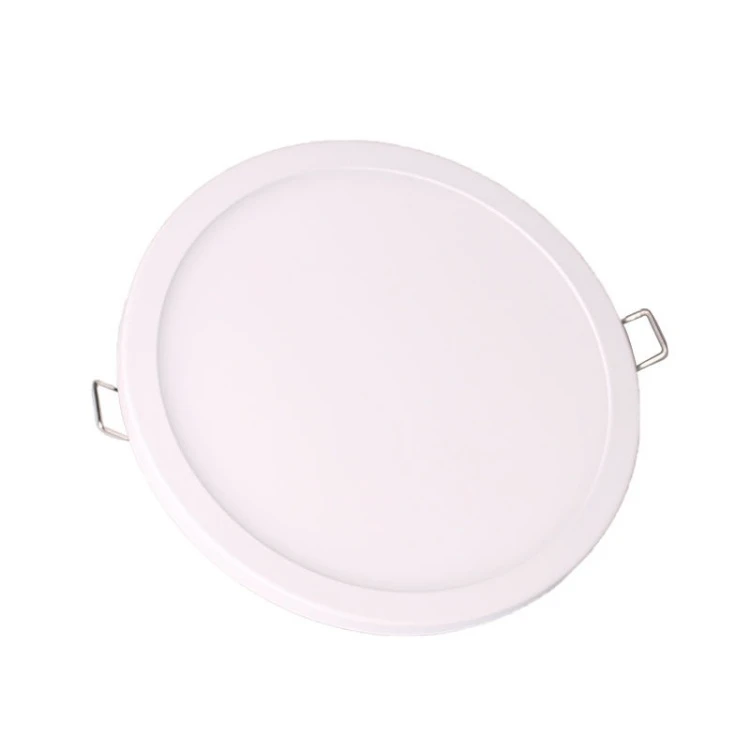Recessed white round panel LED light Recessed white round panel LED light