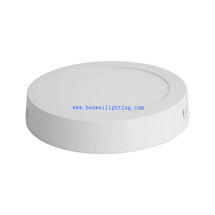 Round Slim White Ceiling Light (4)