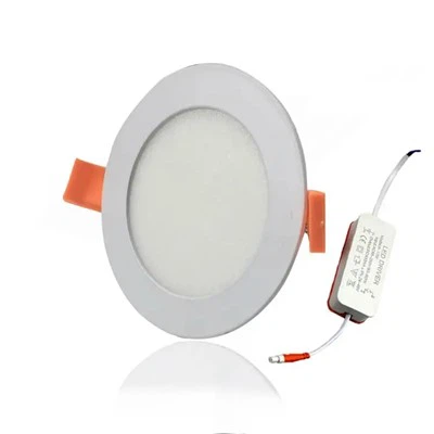 Abat-jour mince LED panneau lumineux rond
