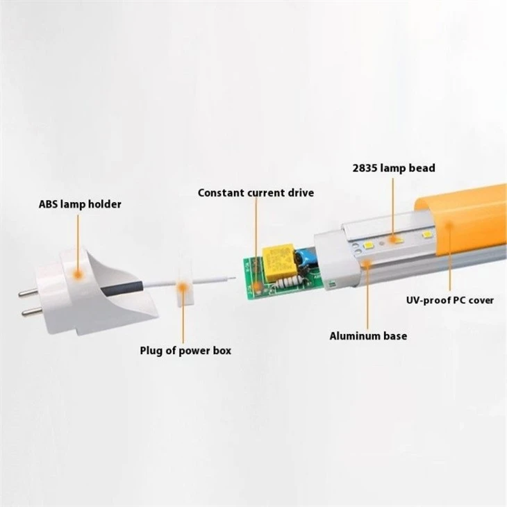 Yellow Cover Anti UV Led Tube Light suppliers